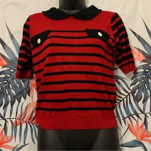 🔥5/$25 Pretty Vacant Top Sz S